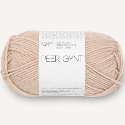 Peer Gynt garn fra Sandnes Garn Marsipan