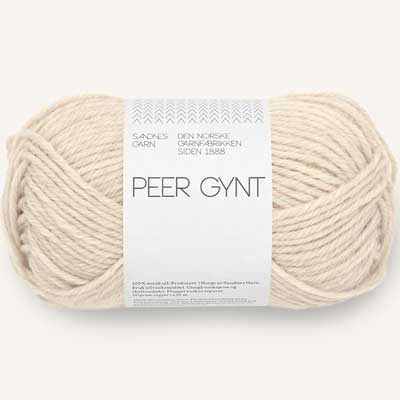 Peer Gynt garn fra Sandnes Garn Naturmeleret