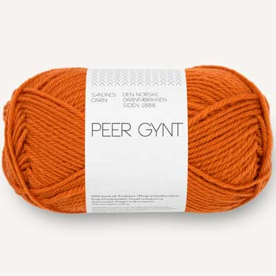 Peer Gynt garn fra Sandnes Garn Cognac