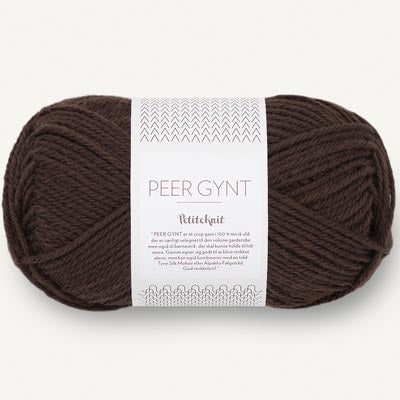 Peer Gynt garn fra Sandnes Garn Cacao nibs - PetiteKnit