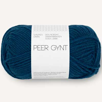 Peer Gynt garn fra Sandnes Garn Mørk blå