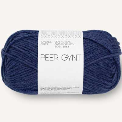 Peer Gynt garn fra Sandnes Garn Mørkeblå