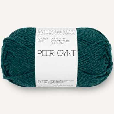 Peer Gynt garn fra Sandnes Garn Dyb petrol