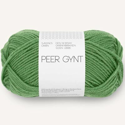 Peer Gynt garn fra Sandnes Garn Vineyard green