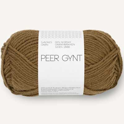 Peer Gynt garn fra Sandnes Garn Dark olive