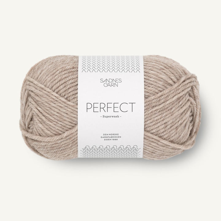 Perfect garn fra Sandnes Garn Beige meleret