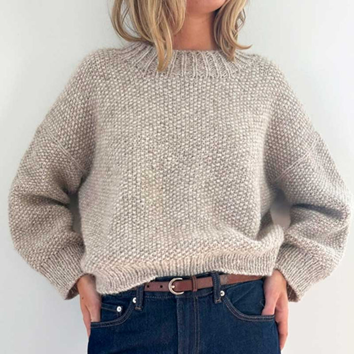 Perle sweater fra Le Knit (Opskrift i fysisk papirudgave)