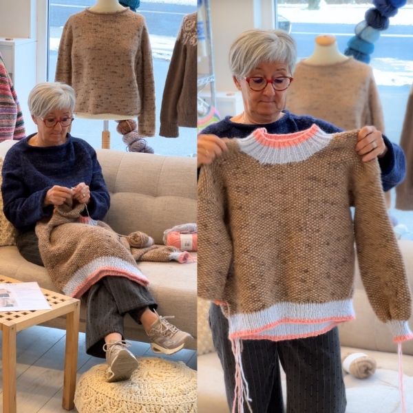Perle sweater fra Le Knit (Opskrift i fysisk papirudgave)