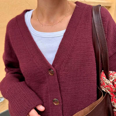 Scarlet cardigan fra PetiteKnit (Opskrift i fysisk papirudgave)