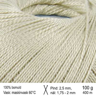 Petra garn nr. 5 fra DMC Beige