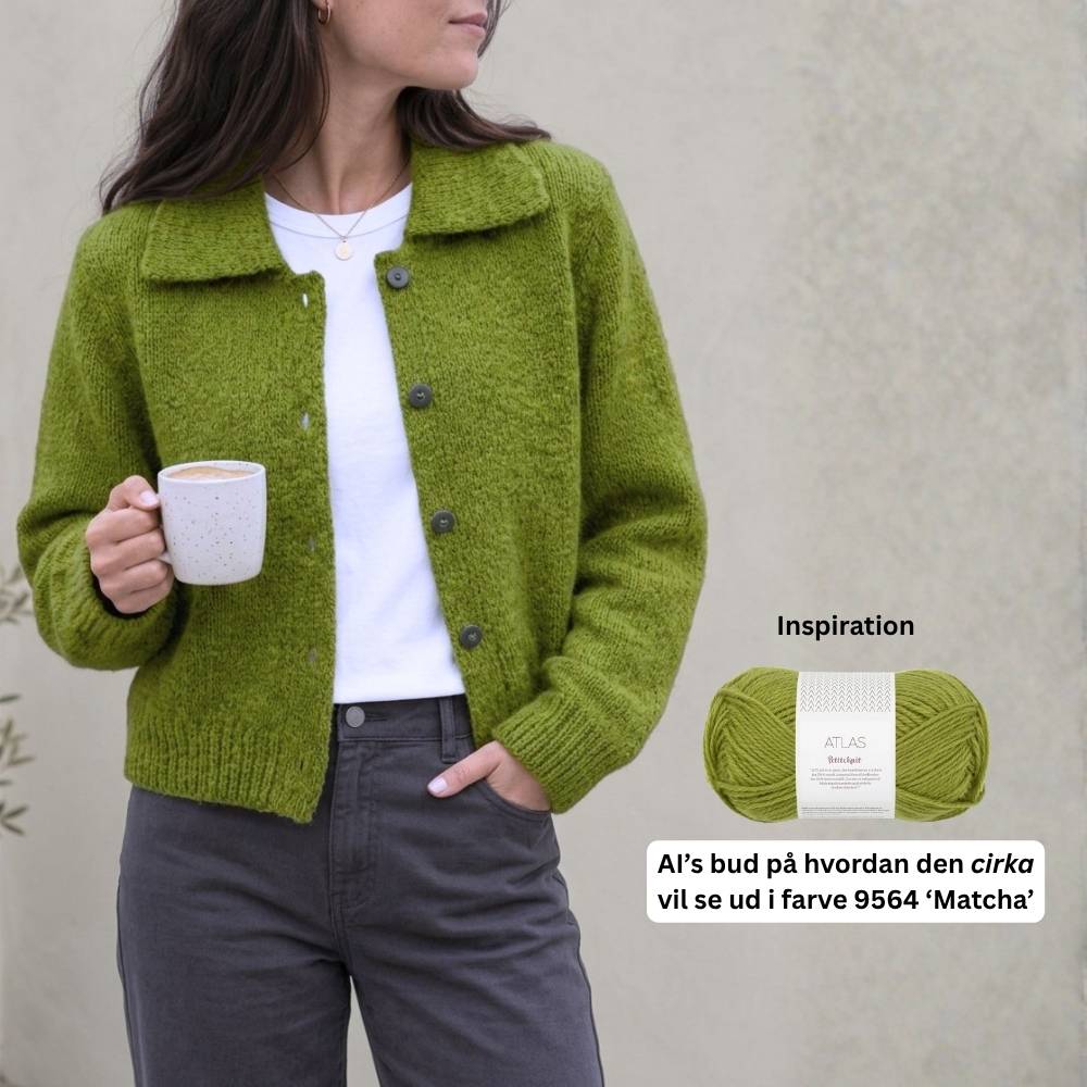 Strikkekit Petra Jacket fra PetiteKnit i Atlas garn