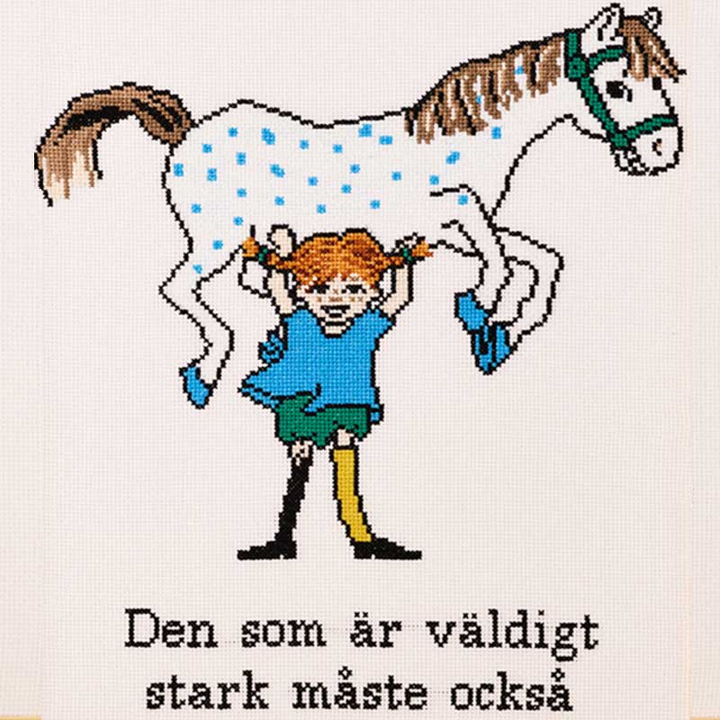 Broderikit Pippi sød og stærk fra Permin