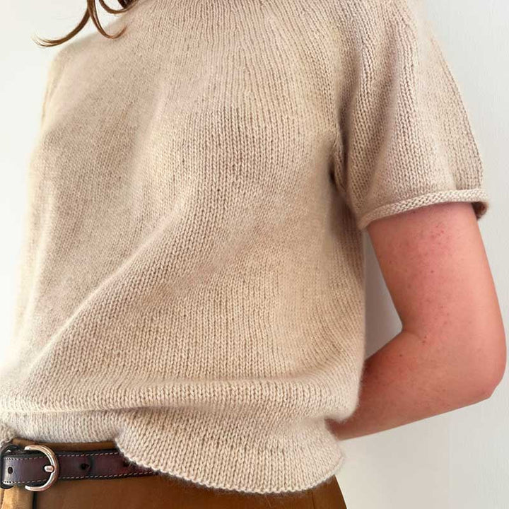 Strikkekit Plain Yoke Cashmere fra le knit i Cashmere garn