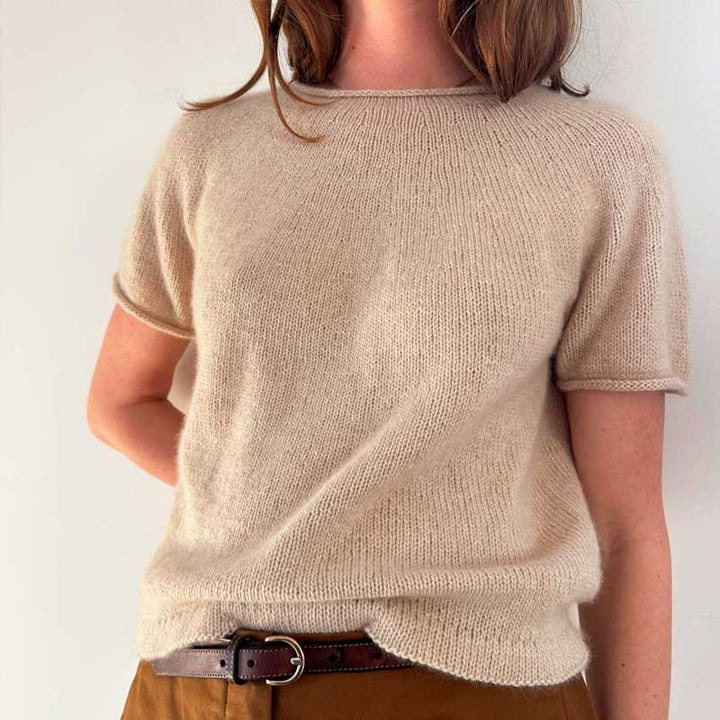 Strikkekit Plain Yoke Cashmere fra le knit i Cashmere garn