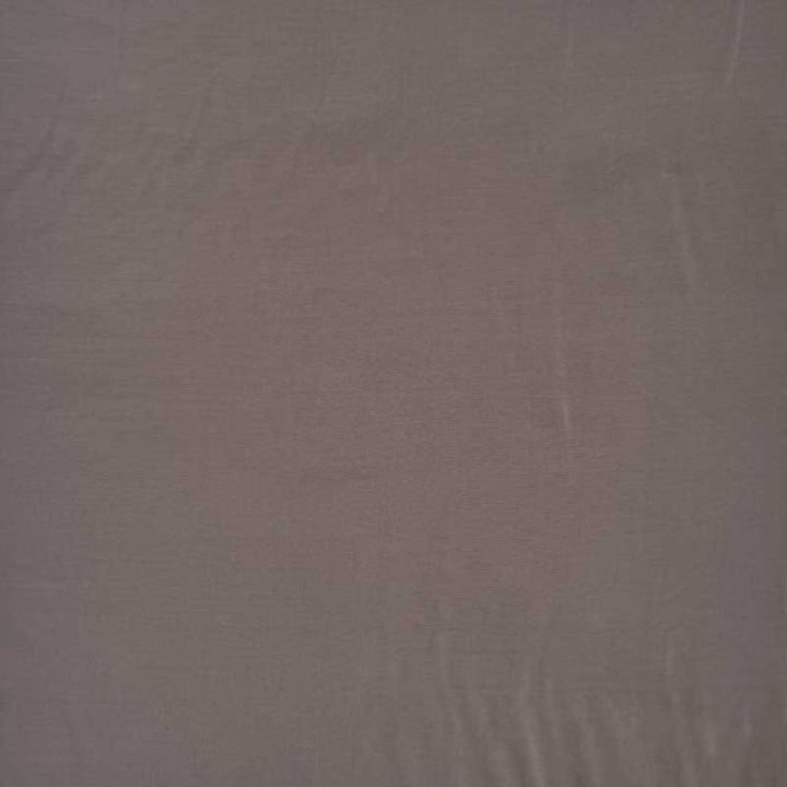 Ensfarvet poplin i mørk beige