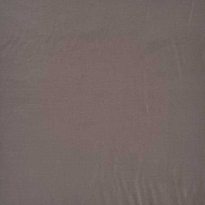 Ensfarvet poplin i mørk beige