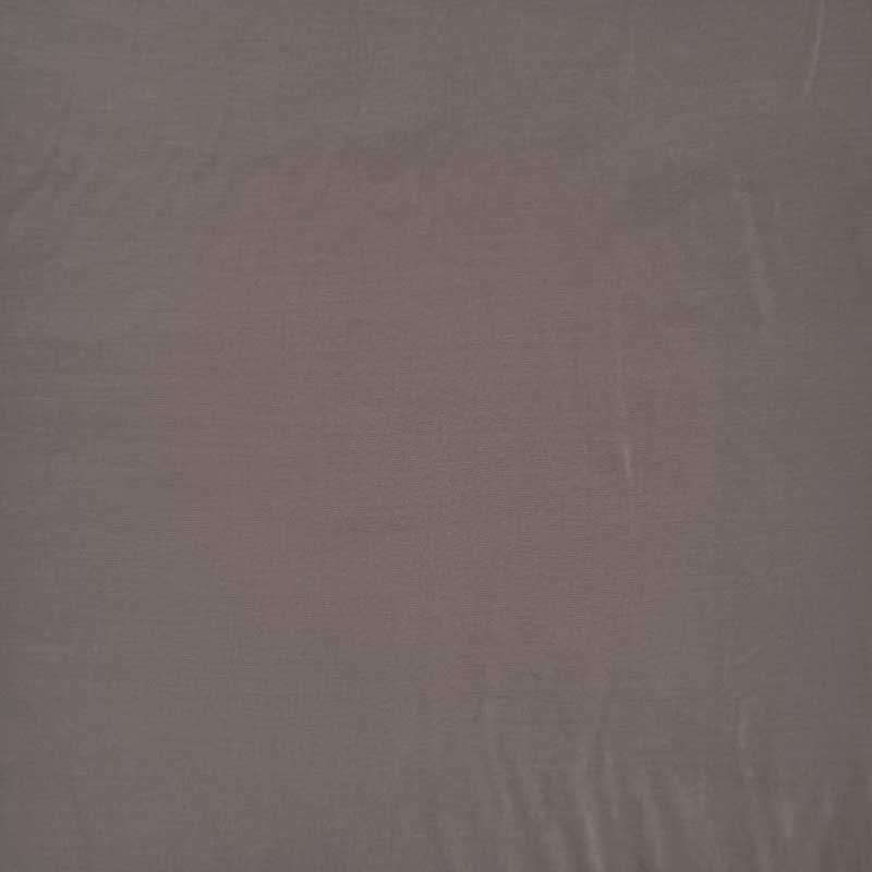 Ensfarvet poplin i mørk beige