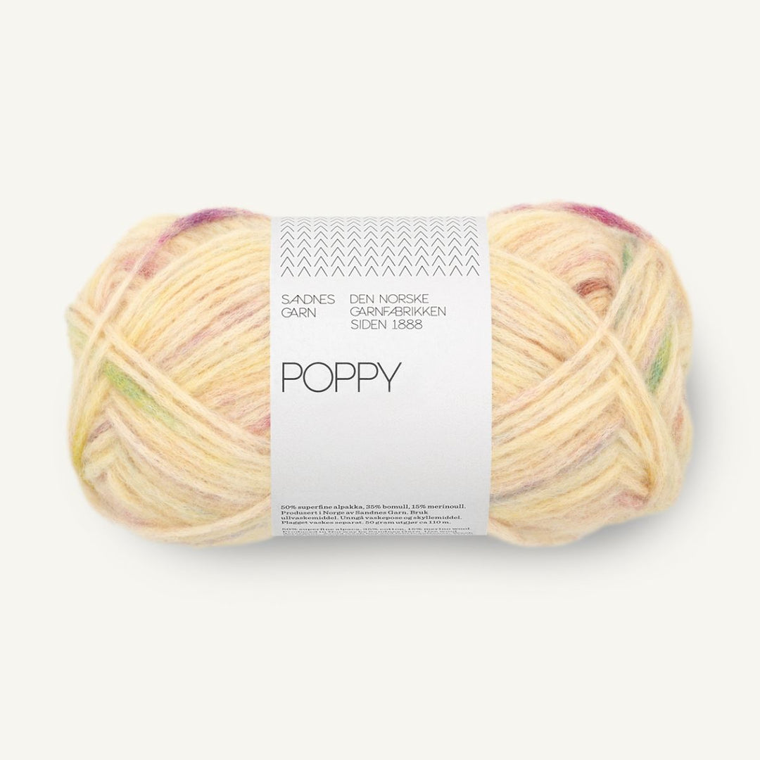 Poppy garn fra Sandnes Garn Tutti frutti sunshine