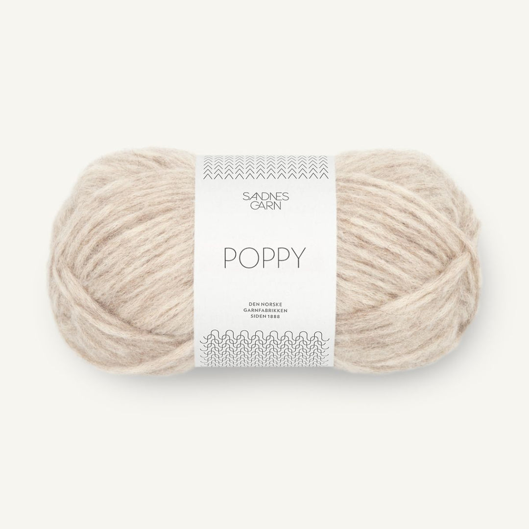 Poppy garn fra Sandnes Garn Beigemeleret