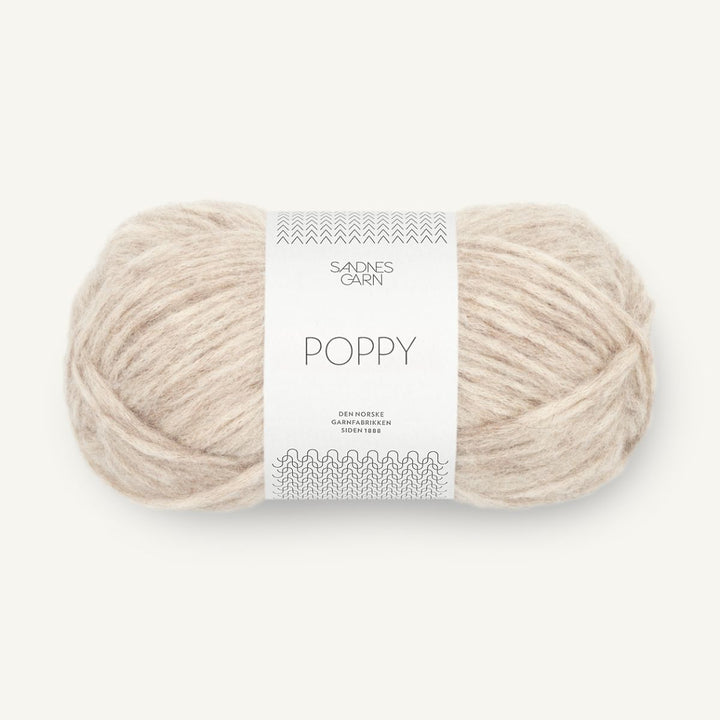 Poppy garn fra Sandnes Garn Beigemeleret