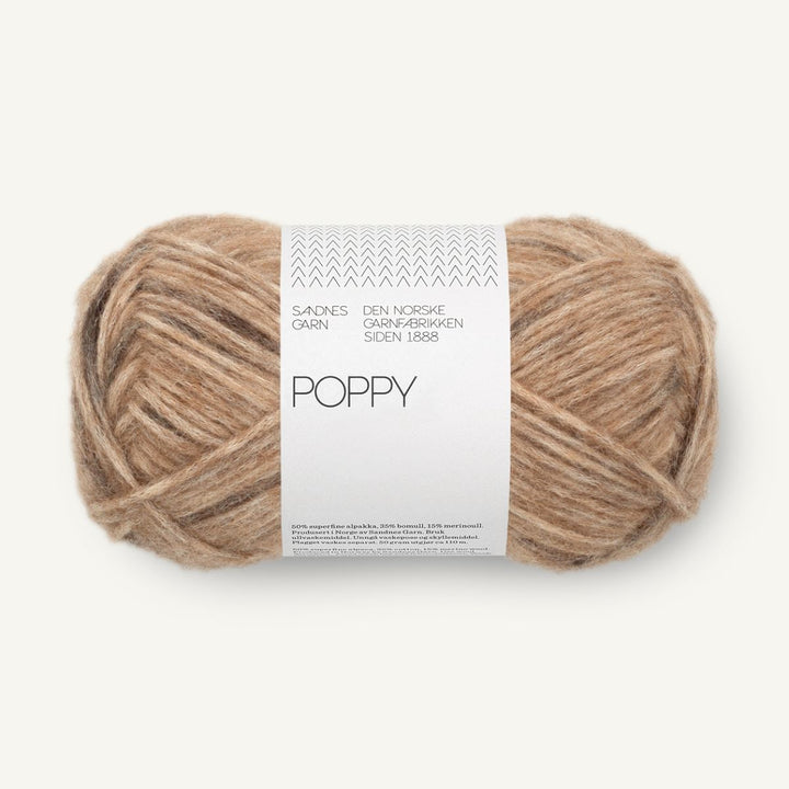 Poppy garn fra Sandnes Garn Chocolate chip cookie