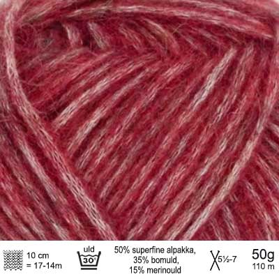 Poppy garn fra Sandnes Garn Cranberry crush