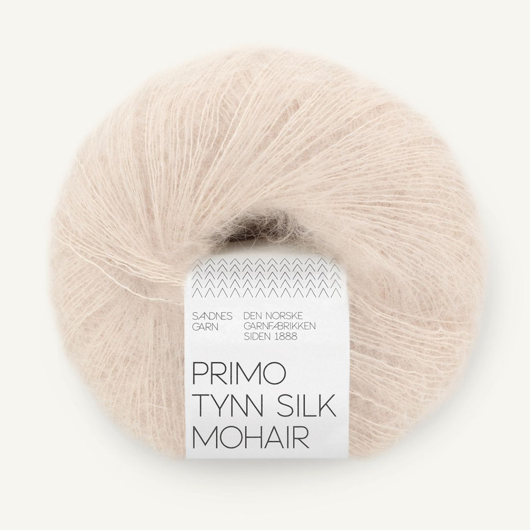 Primo Tynd Silk Mohair garn fra Sandnes Garn Marcipan