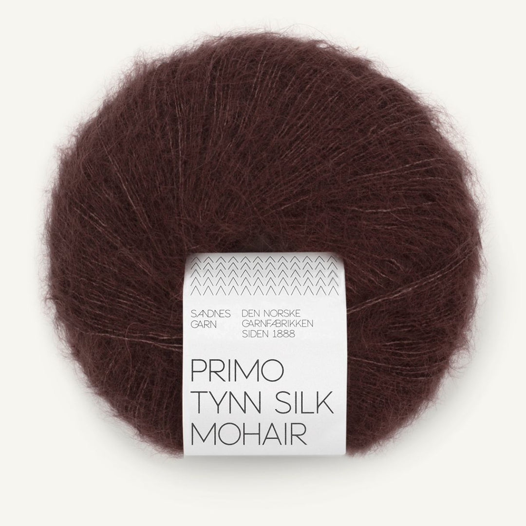 Primo Tynd Silk Mohair garn fra Sandnes Garn Dark fudge