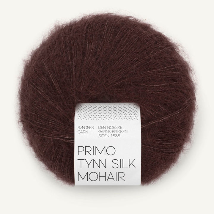 Primo Tynd Silk Mohair garn fra Sandnes Garn Dark fudge