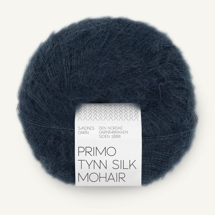Primo Tynd Silk Mohair garn fra Sandnes Garn Dyb marine