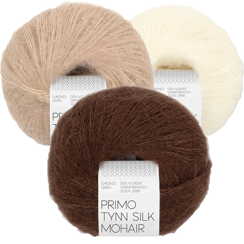 Primo Tynd Silk Mohair garn fra Sandnes Garn
