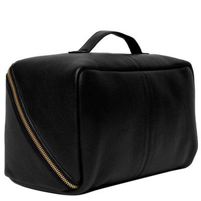 Lædertaske project 10 fra RE:DESIGNED i black/gold