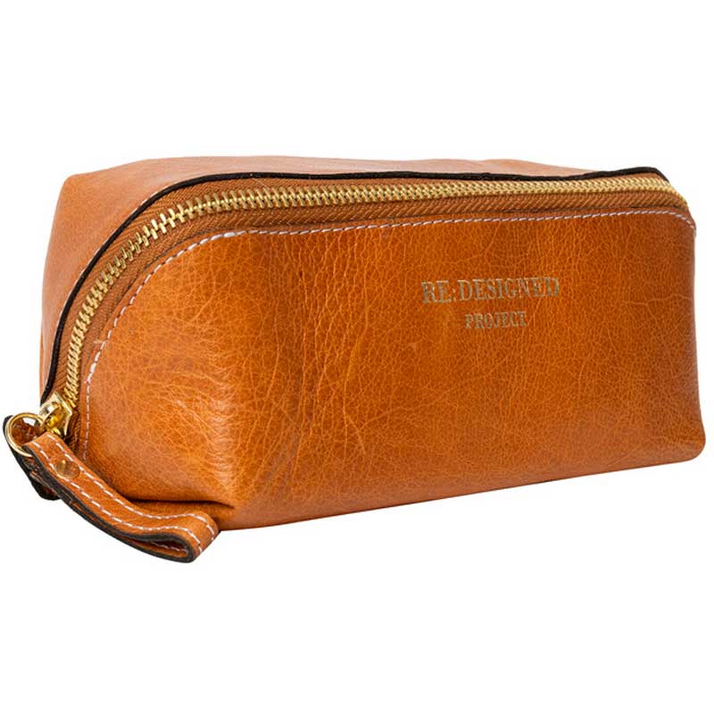 Lædertaske project 36 fra RE:DESIGNED burned tan/gold