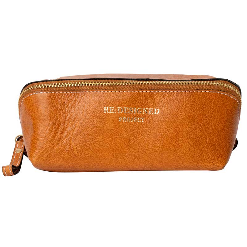 Lædertaske project 36 fra RE:DESIGNED burned tan/gold