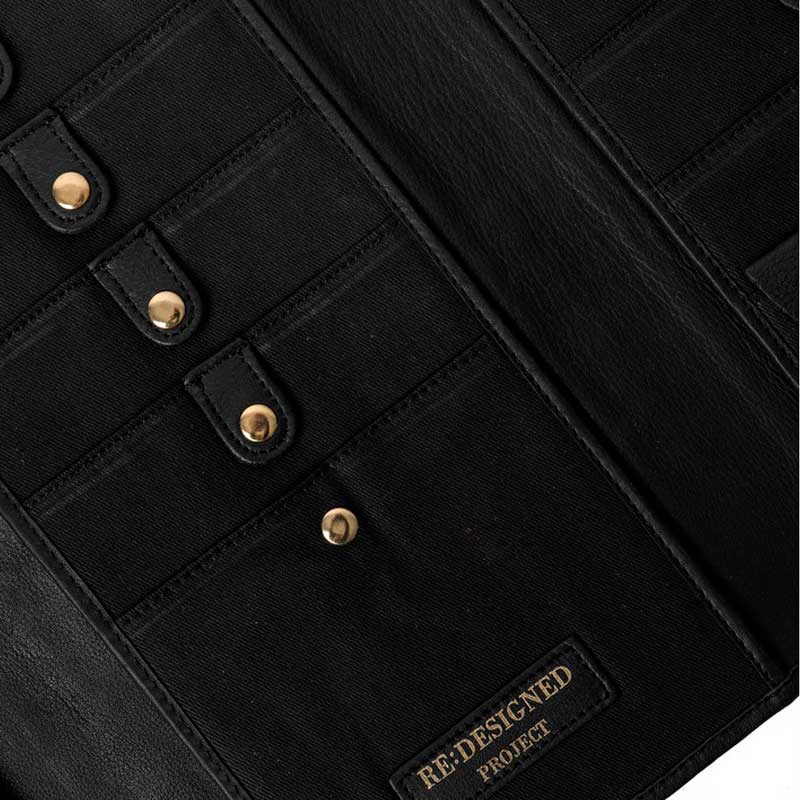 Taske til rundpinde project 82 fra RE:DESIGNED i black/gold