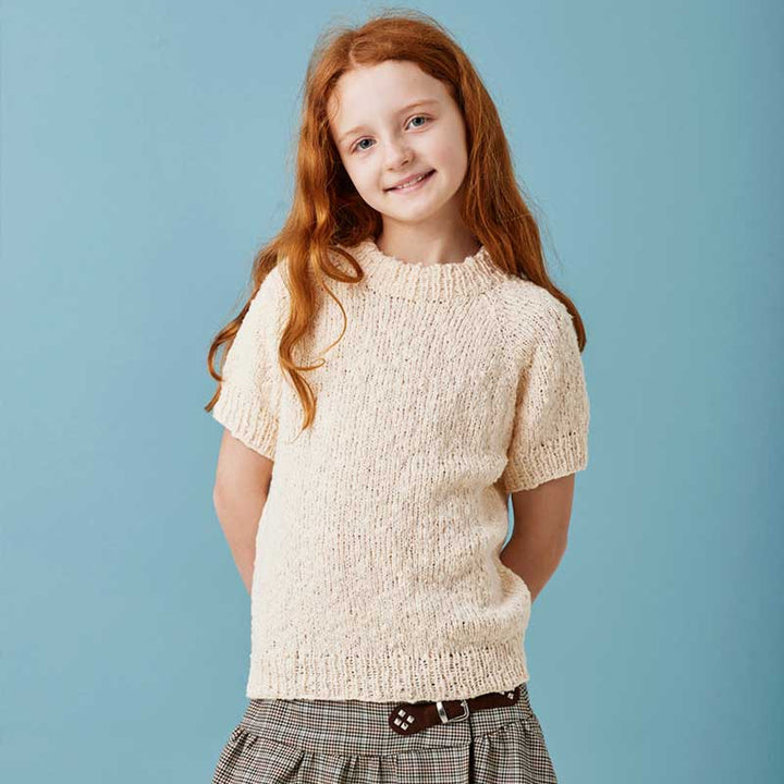 Strikkekit Raglan T-shirt i Ida garn