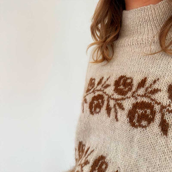 Rosie sweater fra Le Knit (Opskrift i fysisk papirudgave)