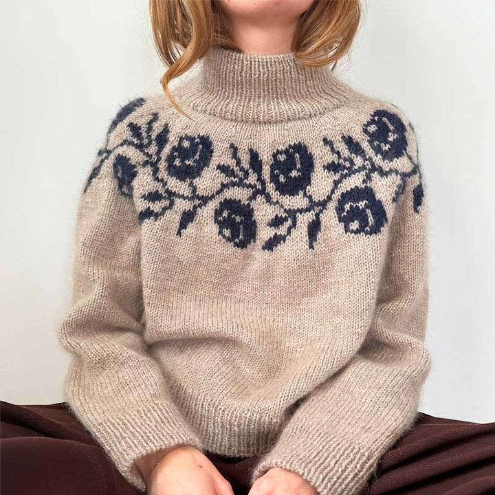 Rosie Yoke sweater fra Le Knit (Opskrift i fysisk papirudgave)