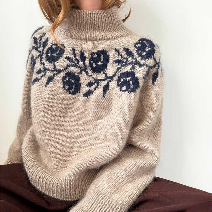 Rosie Yoke sweater fra Le Knit (Opskrift i fysisk papirudgave)