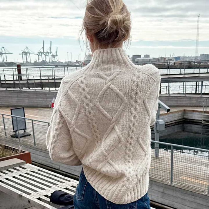 Strikkekit Saga Sweater fra PetiteKnit i Atlas garn