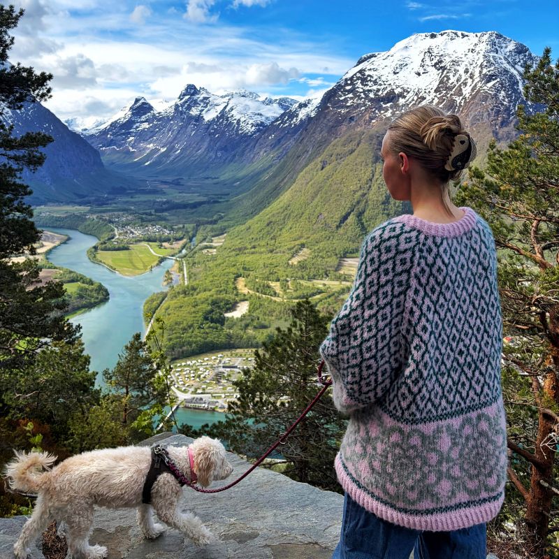 Strikkekit Scandi Spring sweater fra Once Upon a Knit Scandinavia