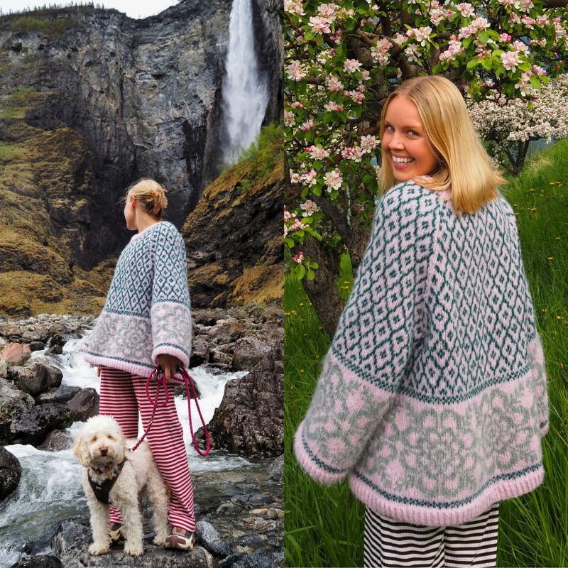 Scandi Spring sweater fra Once Upon a Knit Scandinavia