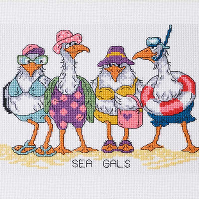 Broderikit Sea Gals fra Permin