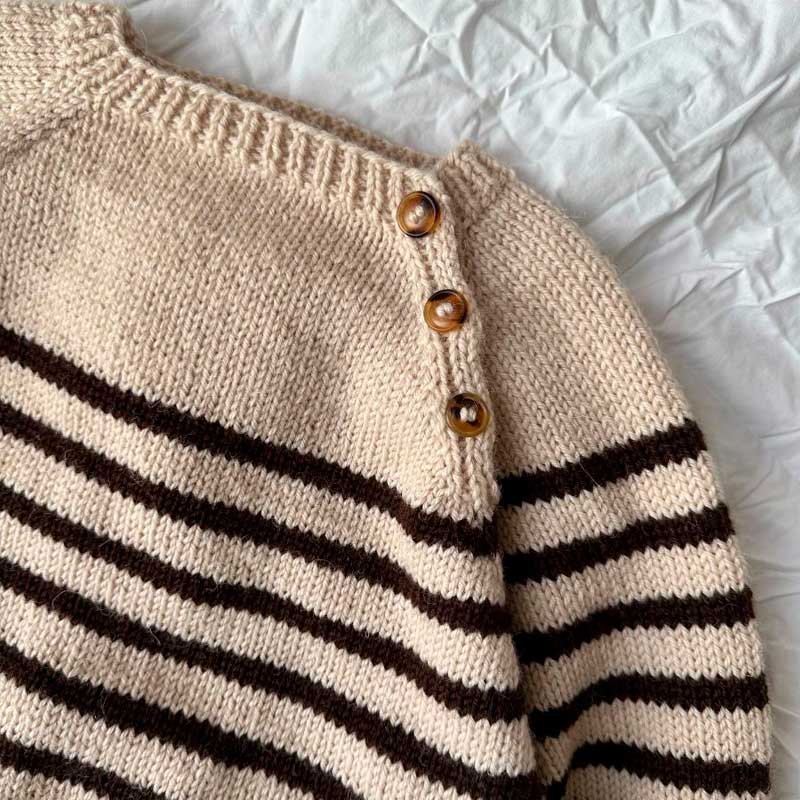 Seaside Sweater fra PetiteKnit (Opskrift i fysisk papirudgave)