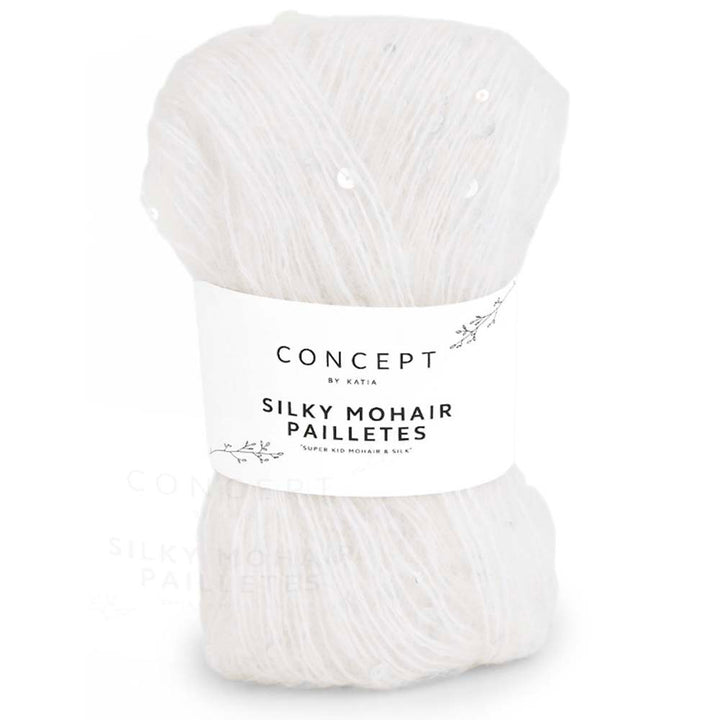 Silky Mohair Paillettes garn fra Concept by Katia Hvid