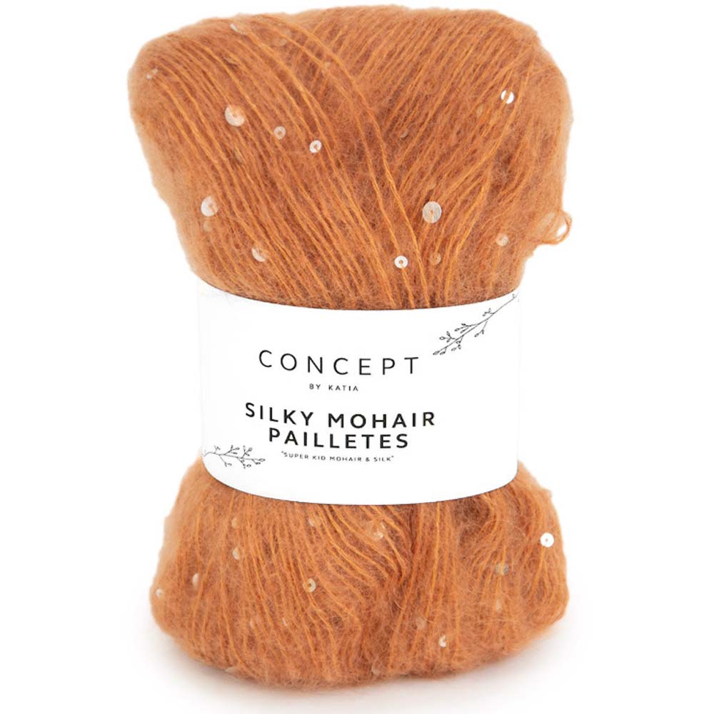 Silky Mohair Paillettes garn fra Concept by Katia Kobber