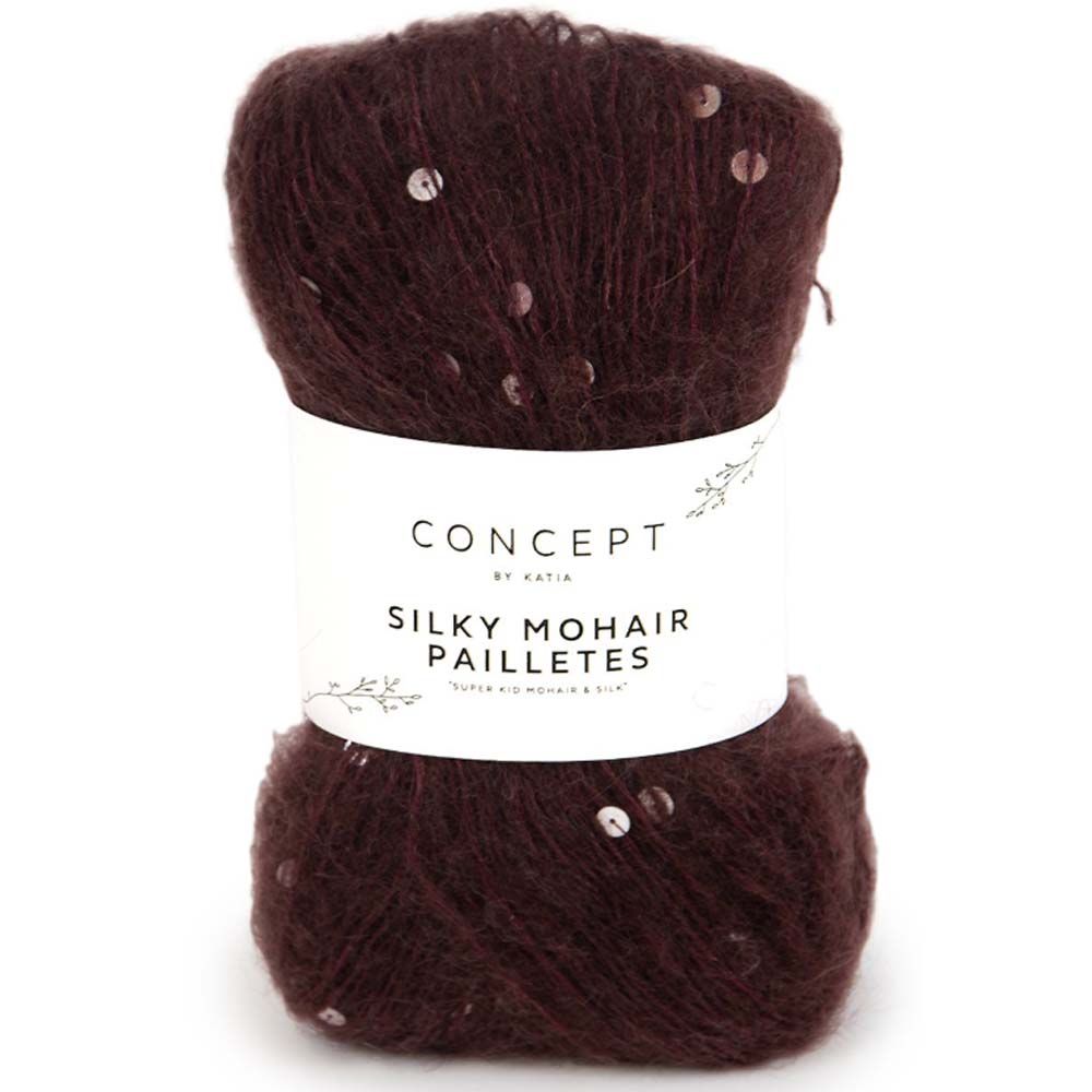 Silky Mohair Paillettes garn fra Concept by Katia Vinrød