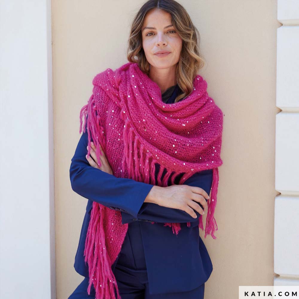 Silky Mohair Paillettes garn fra Concept by Katia