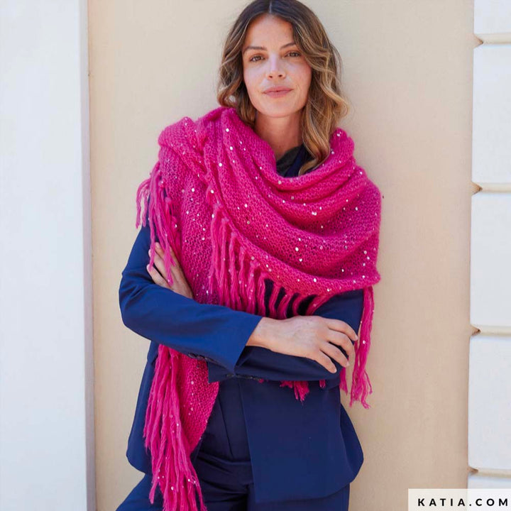 Silky Mohair Paillettes garn fra Concept by Katia