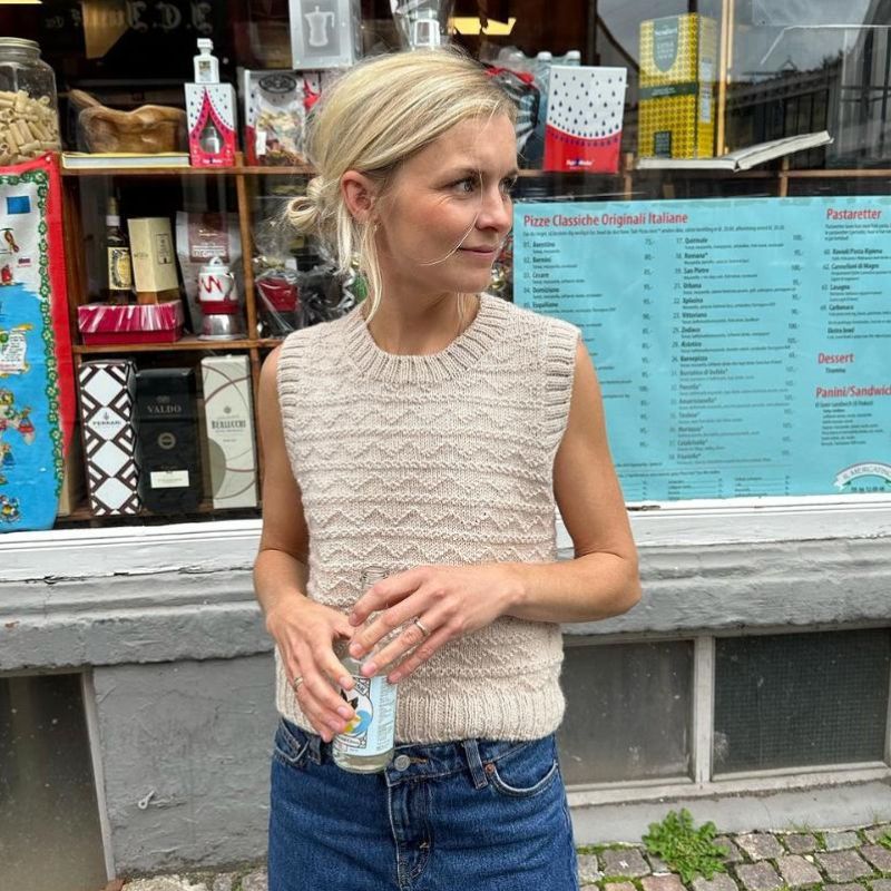 Sille Slipover fra PetiteKnit (Opskrift i fysisk papirudgave) - KreStoffer